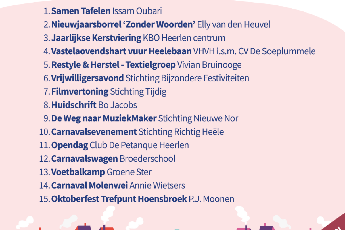 RD Initiatieven november december